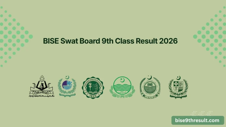 bise swat 9th class result 2026