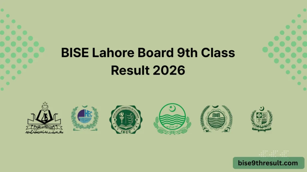 BISE lahore 9th class result 2026